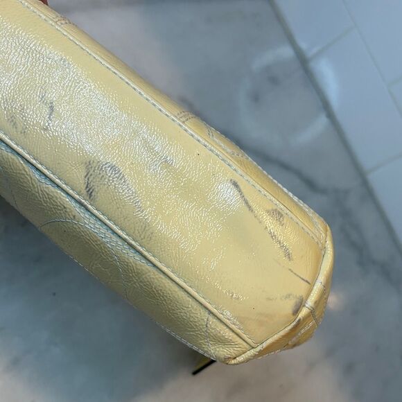 Coach Bag Purse Handbag Y2K Leather Signature Stripe Logo Patent Crossbody Bag - Picture 10 of 16